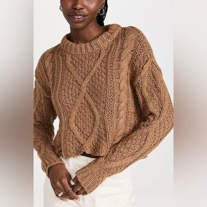 Free People Cutting Edge cropped sweater
